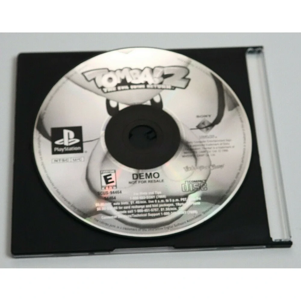 TOMBA 2 - DEMO DISC - PLAYSTATION 2 - GAME DISC ONLY‎